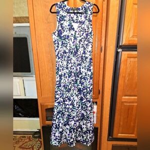 strapless open back dress Casual Halter Neck A-Line Dress Sleeveless Belted Swing Pleated Cockta main image 1